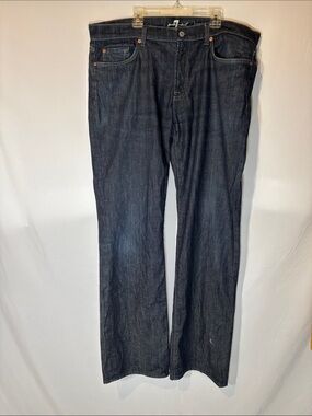7 For All Mankind Dark Blue Bootcut Jeans